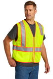 ANSI 107 Class 2 Mesh Zippered Two-Tone Vest