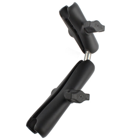 RAM Mount Standard Double Socket Arm, Long Double Socket Arm & Double Ball Adapter f/1" Balls [RAM-B-201-201U-C]