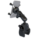 RAM Mount Small Tough-Claw Base w/Double Socket Arm  Universal X-Grip Cell/iPhone Cradle [RAM-B-400-UN7]
